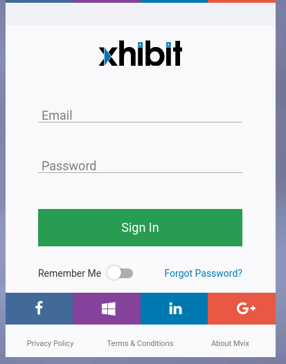 Login Screen